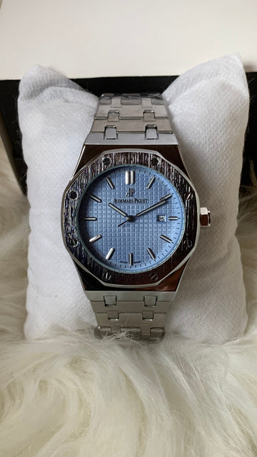Audimars piguet Silver |skyBlue |Quartz